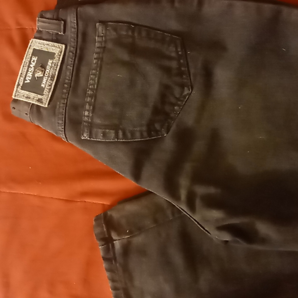 Versace vintage black jeans